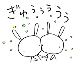 Deadpan Rabbit, When I see. sticker #12754118