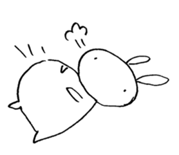 Deadpan Rabbit, When I see. sticker #12754121