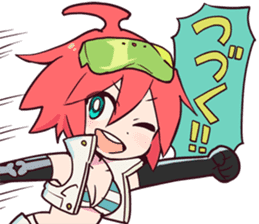 Space Patrol Luluco Ver.2 sticker #12754244