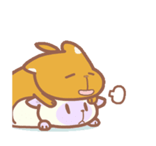 Doudou Town's Lay Down Friends sticker #12754246