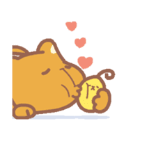 Doudou Town's Lay Down Friends sticker #12754248