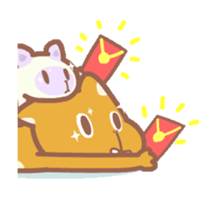 Doudou Town's Lay Down Friends sticker #12754259