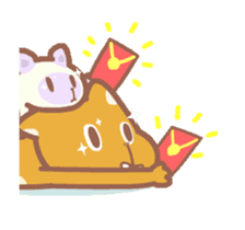 Doudou Town's Lay Down Friends sticker #12754259