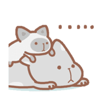 Doudou Town's Lay Down Friends sticker #12754260