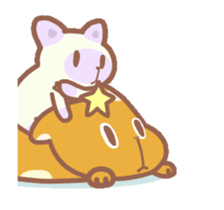 Doudou Town's Lay Down Friends sticker #12754263