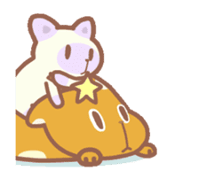 Doudou Town's Lay Down Friends sticker #12754263