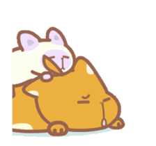 Doudou Town's Lay Down Friends sticker #12754266