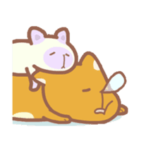 Doudou Town's Lay Down Friends sticker #12754268