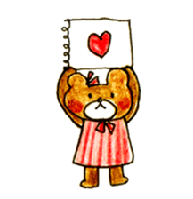 Coto and bear daily life sticker sticker #12754728