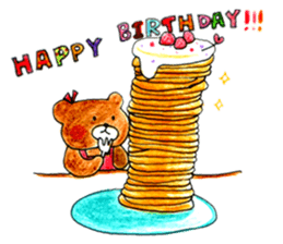 Coto and bear daily life sticker sticker #12754732