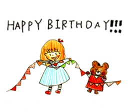 Coto and bear daily life sticker sticker #12754733