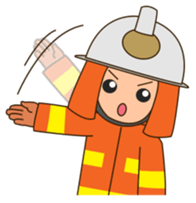 adolf the firefighter 2 sticker #12754736