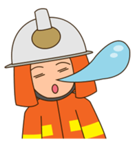 adolf the firefighter 2 sticker #12754757