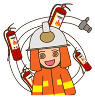 adolf the firefighter 2 sticker #12754762