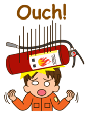 adolf the firefighter 2 sticker #12754763