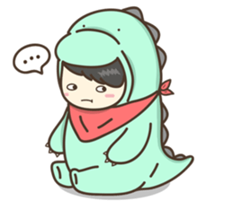 DINO MATCHA sticker #12754796