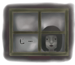 The world that is horror sticker #12755038