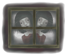 The world that is horror sticker #12755040