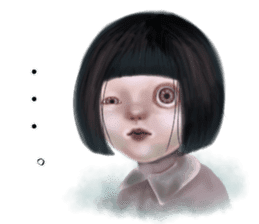 The world that is horror sticker #12755057