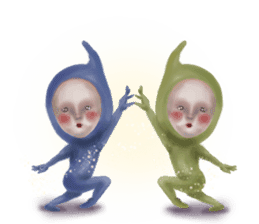 The world that is horror sticker #12755074