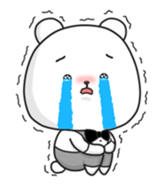 The Cute bear animation sticker #12756182