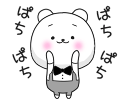 The Cute bear animation sticker #12756185