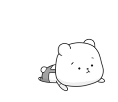 The Cute bear animation sticker #12756192