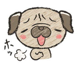 pug100% sticker #12756319