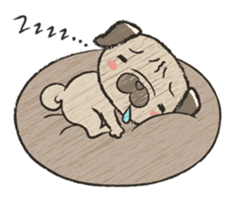 pug100% sticker #12756328