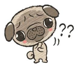 pug100% sticker #12756329