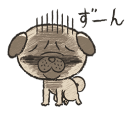 pug100% sticker #12756334