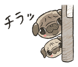 pug100% sticker #12756339