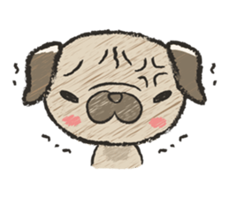 pug100% sticker #12756342