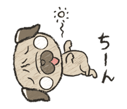 pug100% sticker #12756344