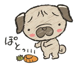 pug100% sticker #12756347