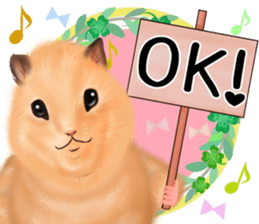 [Realistic cute] hamster sticker sticker #12756369