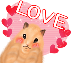 [Realistic cute] hamster sticker sticker #12756373