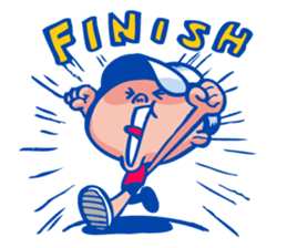 Running with your soul of triathlon sticker #12756706