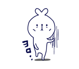 'Heart Rabbit' sticker #12756769