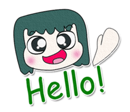 My name is Makoto.^___^ sticker #12757006