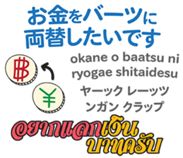 HELLO MAKOTOMARU Thai&Jp Comunication6 sticker #12758238