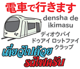 HELLO MAKOTOMARU Thai&Jp Comunication6 sticker #12758253