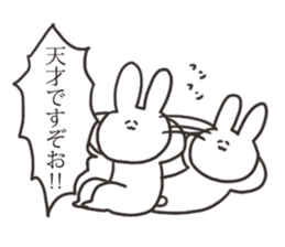 Sarcastic rabbit 3 sticker #12758433