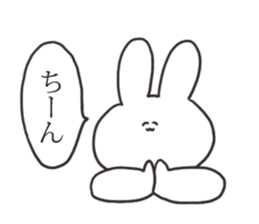 Sarcastic rabbit 3 sticker #12758448