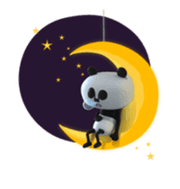 Papan Ga Panda Animation Sticker ver.2 sticker #12758603