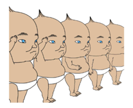 Well move baby 2 sticker #12758775