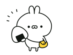 Conversational rabbit Animation sticker #12758893