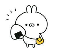 Conversational rabbit Animation sticker #12758893
