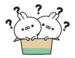 Conversational rabbit Animation sticker #12758899
