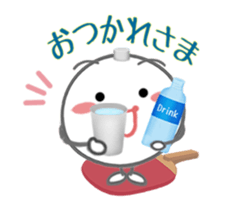 Let's enjoy table tennis!! (Animated) sticker #12759435